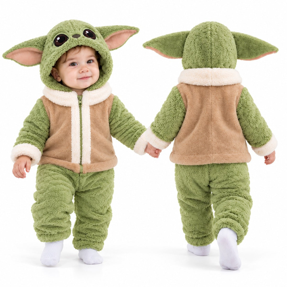 Front and back view