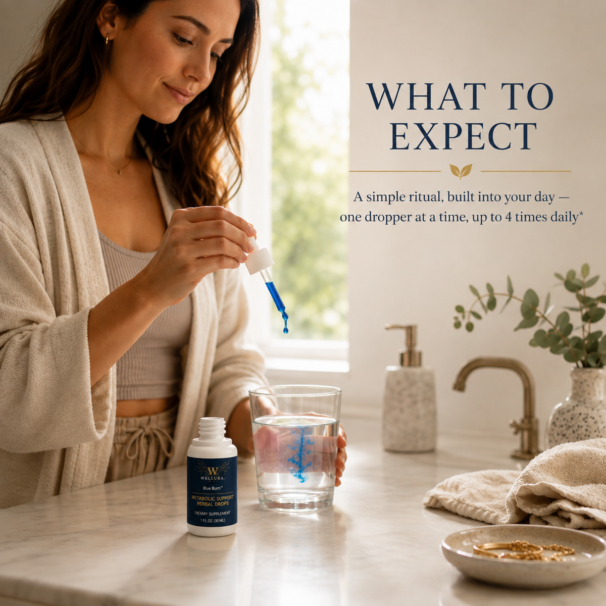 Wellura Blue Burn Liquid Supplement, 30ml