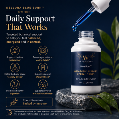 Wellura Blue Burn Liquid Supplement, 30ml