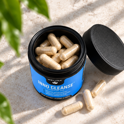 Wellura Inno Cleanse – 14-Day Natural Gut Detox, Gluten-Free Digestive Support Supplement